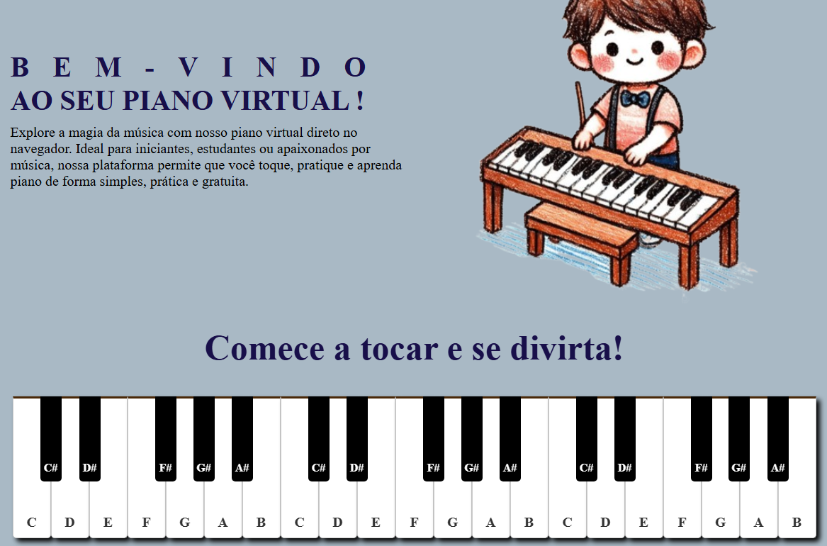 Imagem do site Piano Virtual